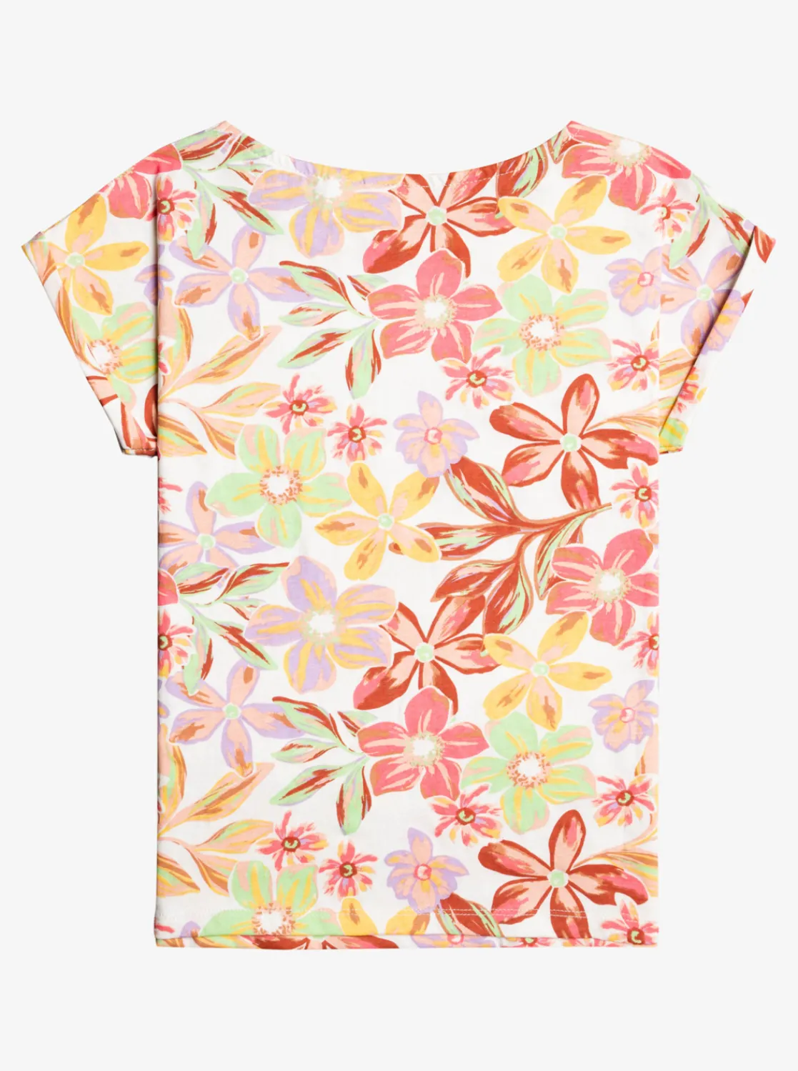 Roxy T-Shirts & Blouses*African Sunset - T-Shirt Voor Meisjes 4-16 Snow White Bayside Blooms