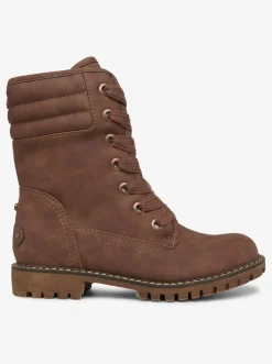 Roxy Snowboots*Aldean 2022 - Laarzen Van Synthetisch Leer Voor Dames Brown