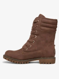 Roxy Snowboots*Aldean 2022 - Laarzen Van Synthetisch Leer Voor Dames Brown