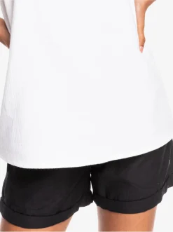Roxy Shorts*Another Kiss - Linnen Short Voor Dames Anthracite