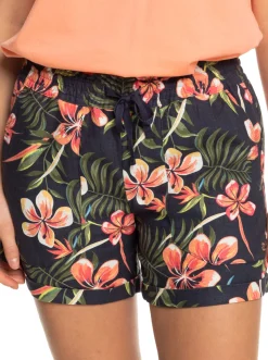 Roxy Shorts*Another Kiss Printed - Strandshort Voor Dames Mood Indigo Tropical Depht