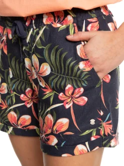 Roxy Shorts*Another Kiss Printed - Strandshort Voor Dames Mood Indigo Tropical Depht