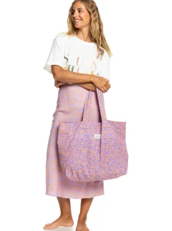 Roxy Handtassen*Anti Bad Vibes Printed - Grote Draagtas Mock Orange Hawaiianheat