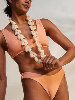 Roxy Bikini Tops*Beach Classics - Langere Triangel-Bikinitop Voor Dames Papaya Punch