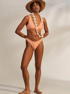 Roxy Bikini Tops*Beach Classics - Langere Triangel-Bikinitop Voor Dames Papaya Punch