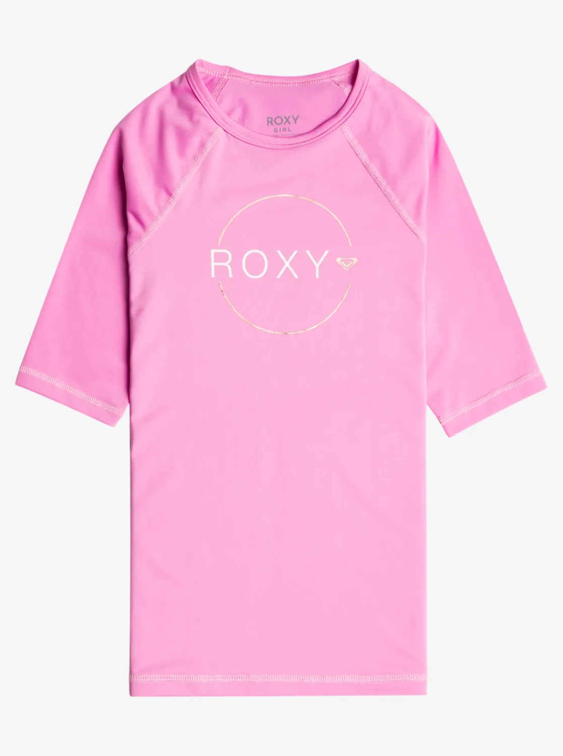 Roxy Surf*Beach Classics - Rash Vest Met Korte Mouw Voor Meisjes 6-16 Cyclamen