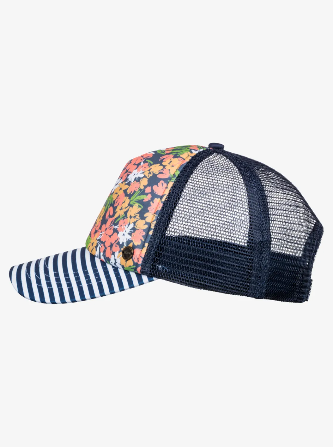Roxy Hoeden & Petten*Beautiful Morning - Trucker Cap Voor Dames Mood Indigo Ditsy Love