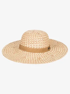 Roxy Hoeden & Petten*Bed Of Flower - Zonnehoed Voor Dames Natural
