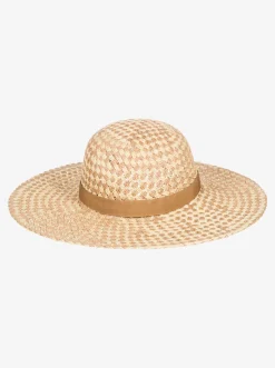 Roxy Hoeden & Petten*Bed Of Flower - Zonnehoed Voor Dames Natural