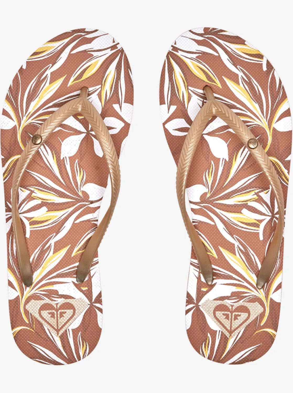 Roxy Slippers*Bermuda Print - Sandalen Voor Dames White/Champagne