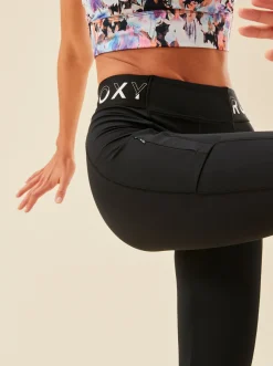 Roxy Broeken & Jeans*Bold Moves - Technische Legging Voor Dames Anthracite