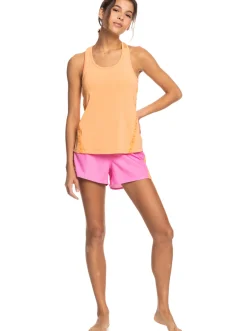Roxy T-Shirts & Tops*Bold Moves - Technische Vest Top Voor Dames Mock Orange