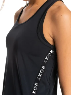 Roxy T-Shirts & Tops*Bold Moves - Technische Vest Top Voor Dames Anthracite