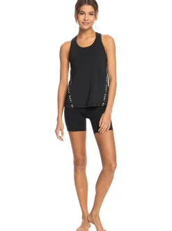 Roxy T-Shirts & Tops*Bold Moves - Technische Vest Top Voor Dames Anthracite