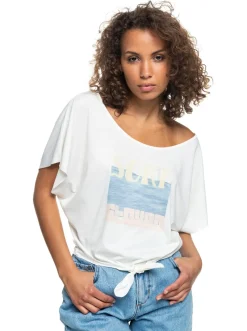 Roxy T-Shirts & Tops*Born To Be - T-Shirt Met Korte Mouw Voor Dames Snow White