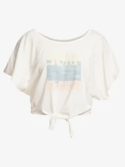 Roxy T-Shirts & Tops*Born To Be - T-Shirt Met Korte Mouw Voor Dames Snow White
