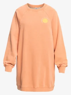 Roxy Truien & Cardigans*Breaking Waves - Sweater-Jurk Voor Dames Cork