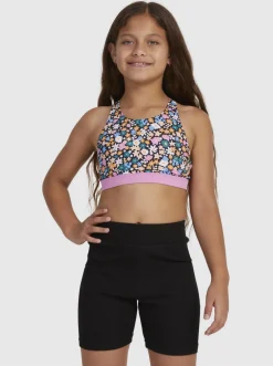 Roxy Rokken & Shorts*Breeze Of The Pond - Wielrennersbroek Voor Meisjes 10-16 Anthracite