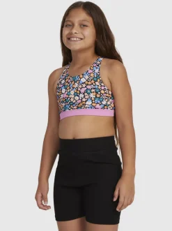 Roxy Rokken & Shorts*Breeze Of The Pond - Wielrennersbroek Voor Meisjes 10-16 Anthracite