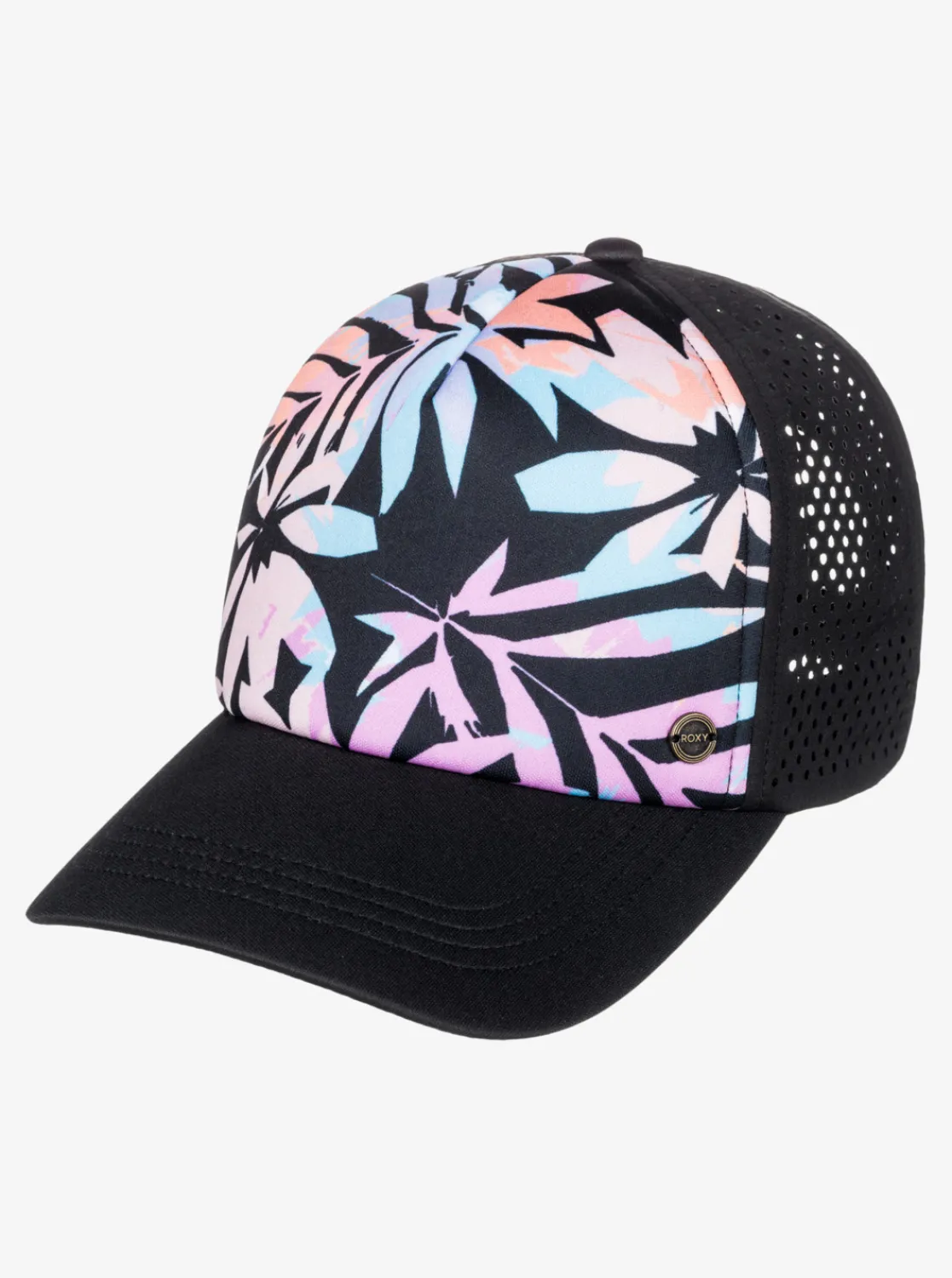 Roxy Hoeden & Petten*California Electric - Trucker Cap Voor Dames Anthracite Zebra Jungle