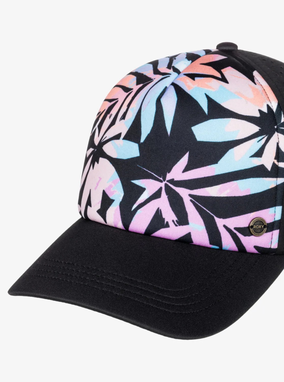 Roxy Hoeden & Petten*California Electric - Trucker Cap Voor Dames Anthracite Zebra Jungle