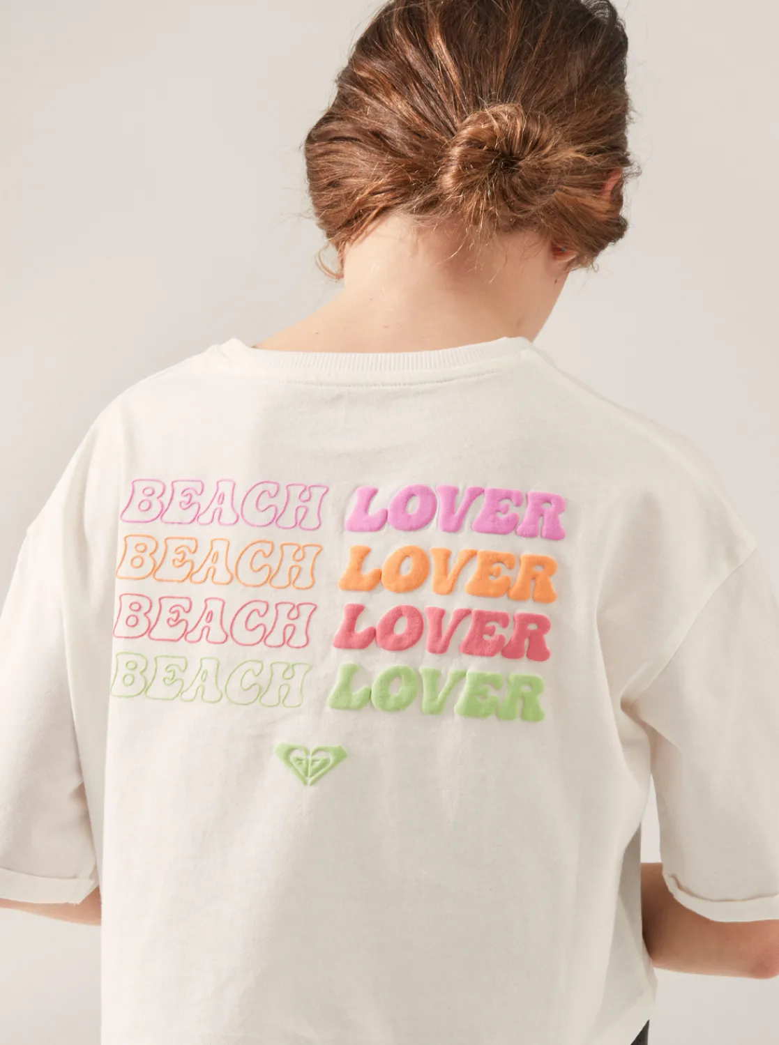 Roxy T-Shirts & Blouses*Call You Mine - Oversized Boxy T-Shirt Voor Meisjes 4-16 Snow White