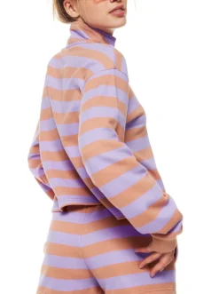 Roxy Shorts*Carefree Vibe - Short Van Joggingstof Voor Dames Cork Sunray Stripe Stripe