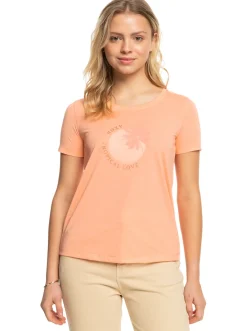 Roxy T-Shirts & Tops*Chasing The Wave - T-Shirt Voor Dames Papaya Punch