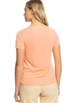 Roxy T-Shirts & Tops*Chasing The Wave - T-Shirt Voor Dames Papaya Punch