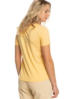 Roxy T-Shirts & Tops*Chasing The Wave - T-Shirt Voor Dames Flax