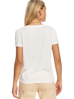 Roxy T-Shirts & Tops*Chasing The Wave - T-Shirt Voor Dames Snow White