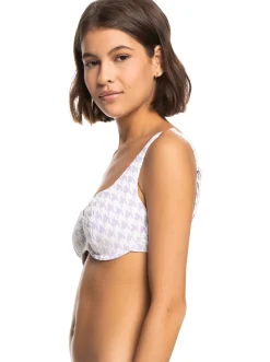 Roxy Bikini Tops*Check It - Bikinitop Met Beugels Cupmaat D Voor Dames Purple Rose