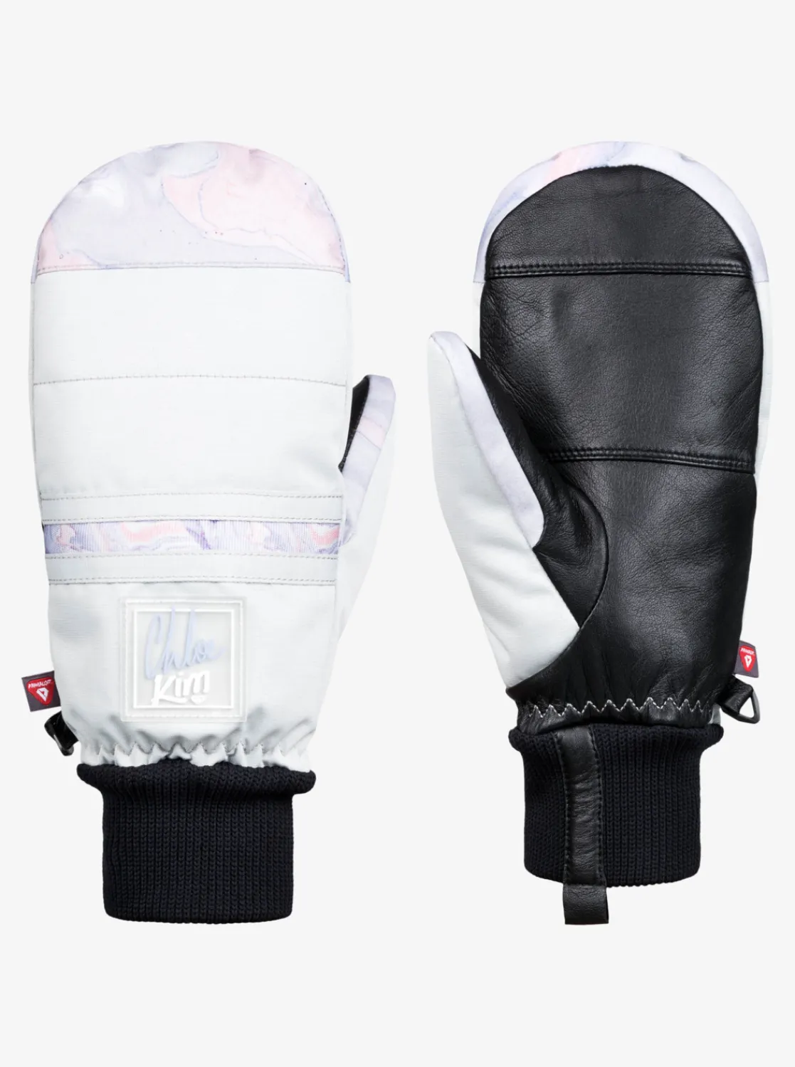 Roxy Handschoenen*Chloe Kim 2022 - Snowboard/Skiwanten Voor Dames Gray Violet Marble