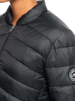 Roxy Jasjes & Jassen*Coast Road - Licht Opvouwbaar Gevoerd Jack Voor Dames Anthracite