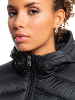 Roxy Jasjes & Jassen*Coast Road - Licht Opvouwbaar Gevoerd Jack Voor Dames Anthracite