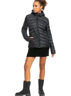 Roxy Jasjes & Jassen*Coast Road - Licht Opvouwbaar Gevoerd Jack Voor Dames Anthracite