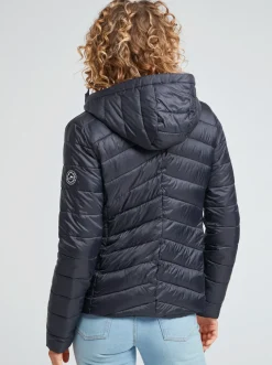 Roxy Jasjes & Jassen*Coast Road - Licht Opvouwbaar Gevoerd Jack Voor Dames Anthracite