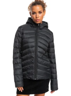 Roxy Jasjes & Jassen*Coast Road - Licht Opvouwbaar Gevoerd Jack Voor Dames Anthracite