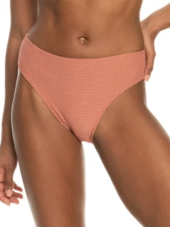 Roxy Bikini Bottoms*Coconut Crew - Bikinibroekje Met Medium Taille Voor Dames Cedar Wood
