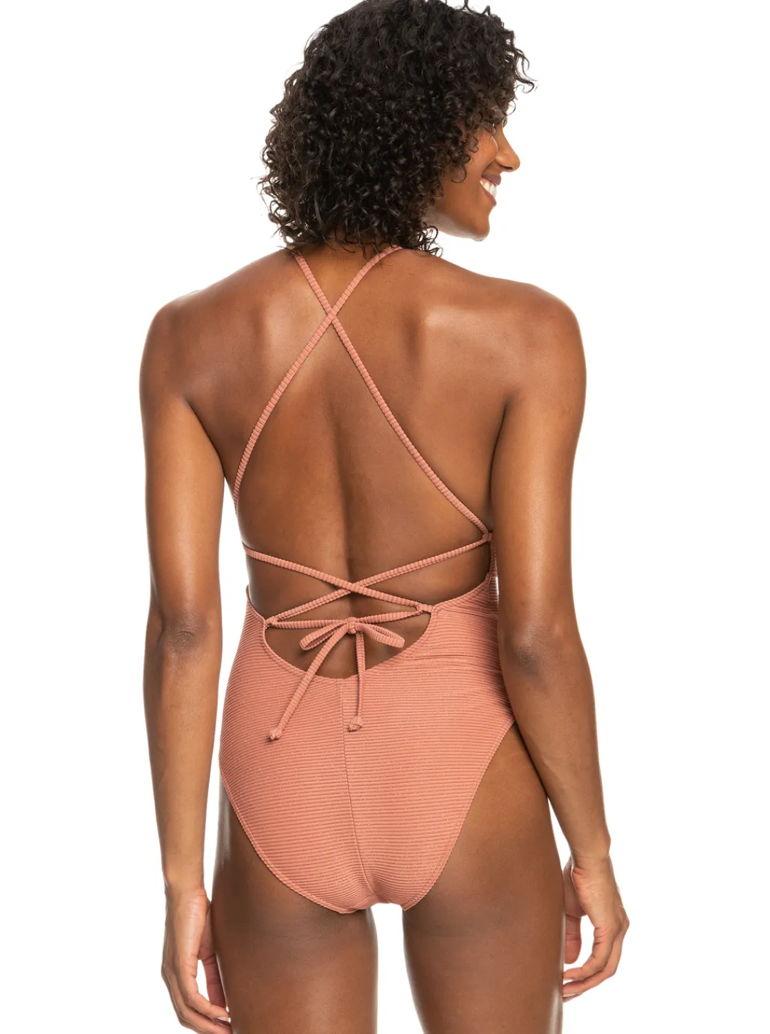 Roxy Monokini'S*Coconut Crew - Eendelig Badpak Voor Dames Cedar Wood
