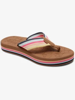 Roxy Slippers*Colbee Hi - Sandalen Voor Dames Blue/Pink