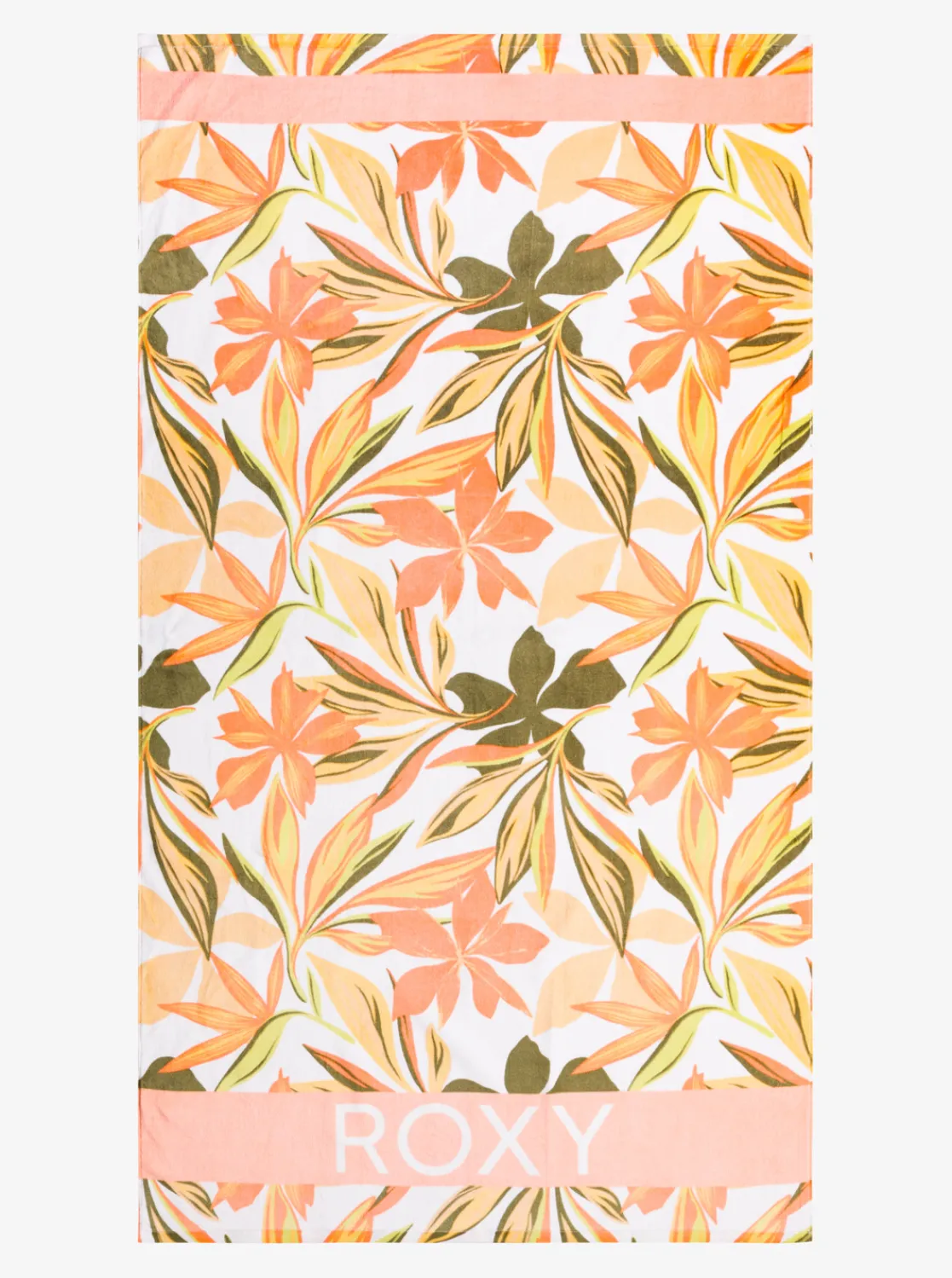Roxy Badaccessoires*Cold Water Printed - Strandlaken Bright White Subtly Salty Mult