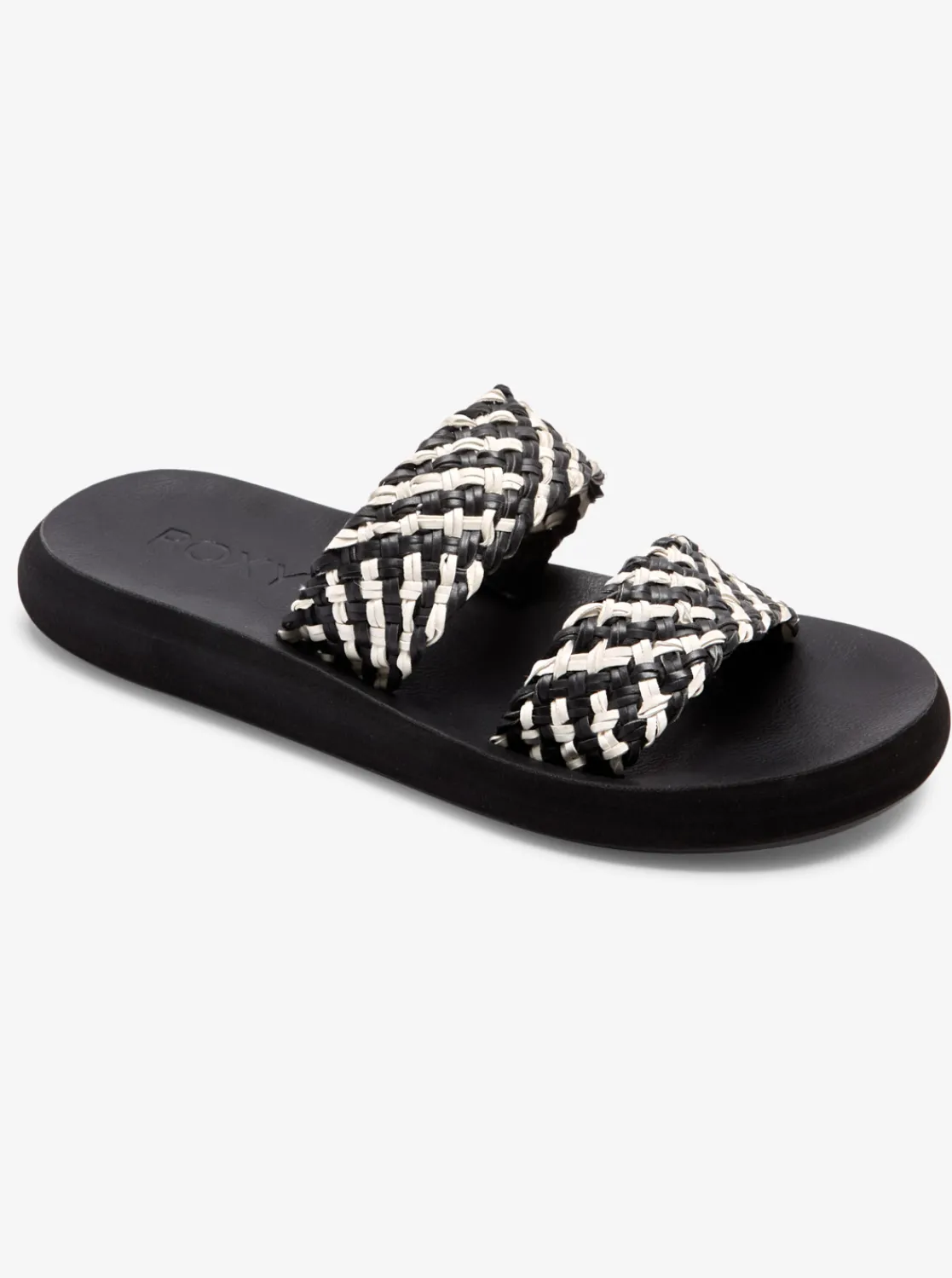 Roxy Slippers*Colette - Teenslippers Voor Dames Black/Black/White