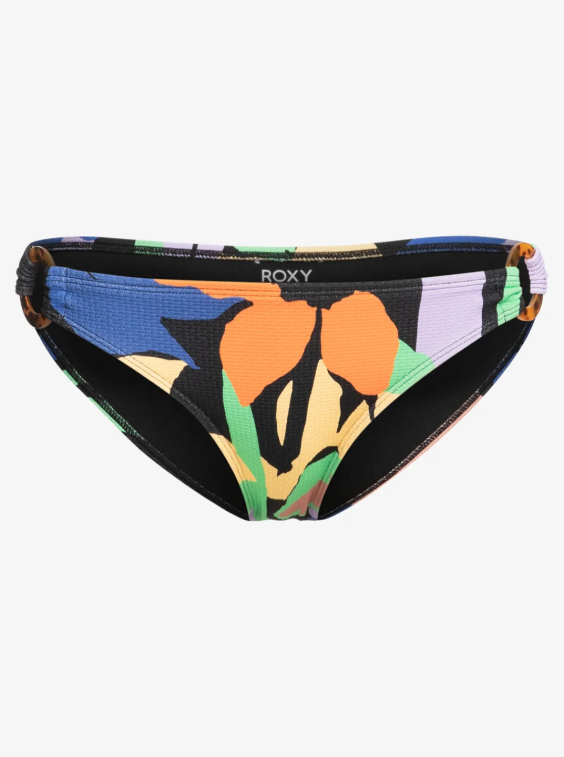 Roxy Bikini Bottoms*Color Jam - Bikinibroekje Voor Dames Anthracite Flower Jammin