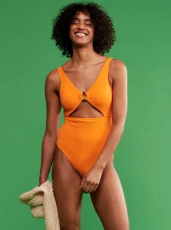 Roxy Monokini'S*Color Jam - Eendelig Badpak Voor Dames Tangelo