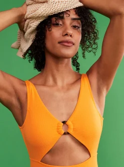 Roxy Monokini'S*Color Jam - Eendelig Badpak Voor Dames Tangelo