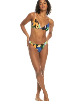 Roxy Bikini'S*Color Jam - Tiki Tri Bikiniset Voor Dames Anthracite Flower Jammin