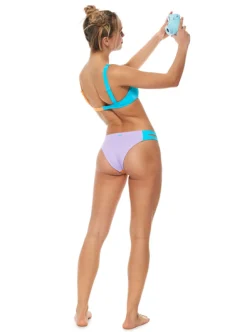 Roxy Bikini Bottoms*Colorblock Party - Medium Bikinibroekje Voor Dames Bachelor Button