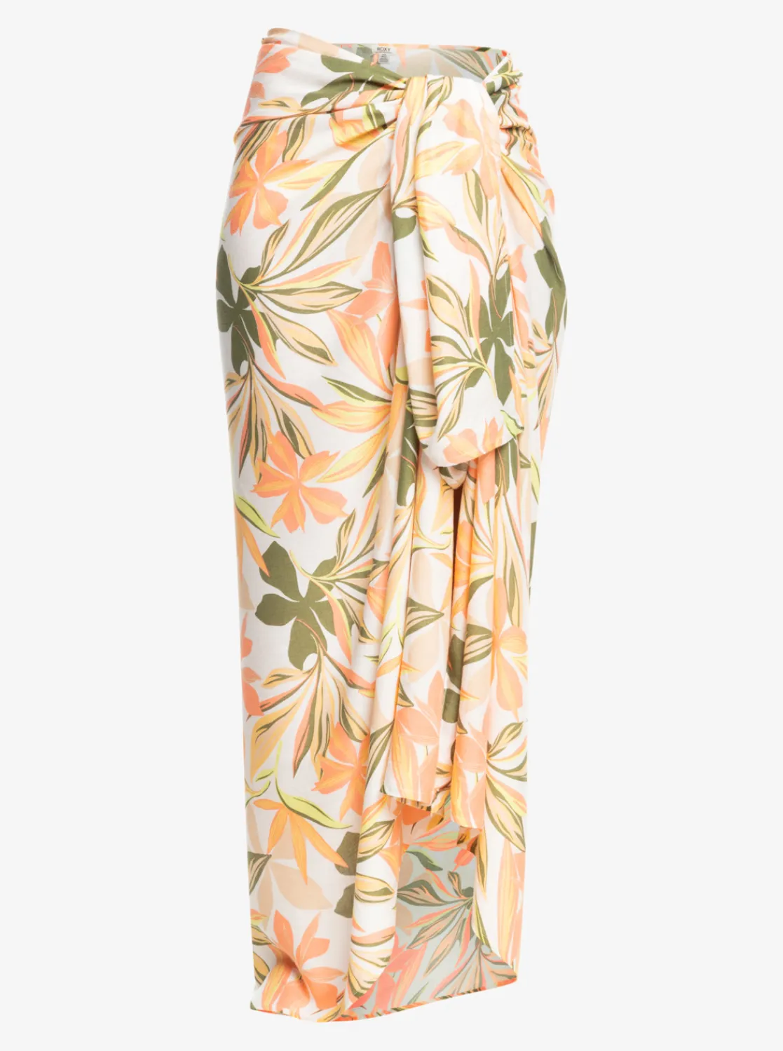 Roxy Badkleding*Cool And Lovely - Sarong Voor Dames Bright White Subtly Salty Mult