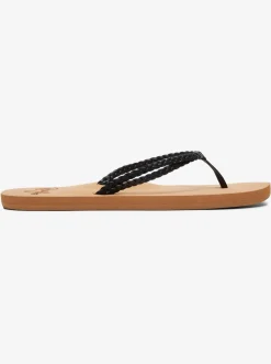 Roxy Slippers*Costas - Sandalen Voor Dames Black